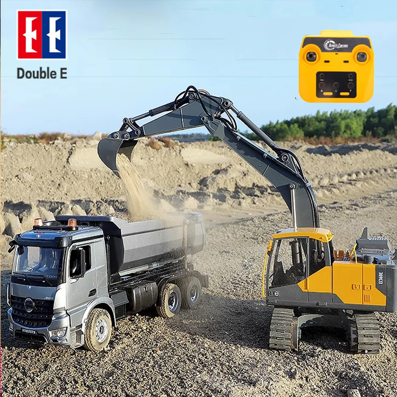 Heavy Equipment Games - Double E E598 RC Excavator Alloy