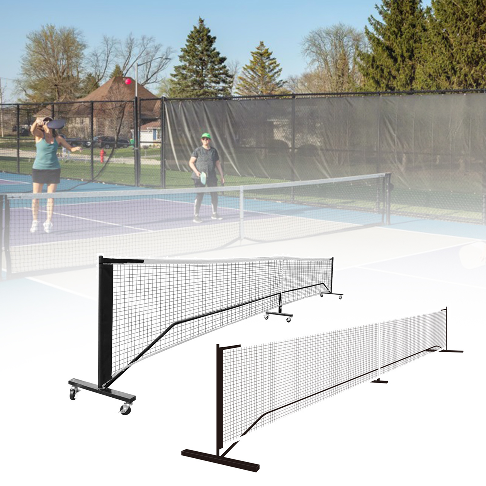 Heavy Equipment Simulator - 6.7M Portable Pickleball Net Pickle Ball