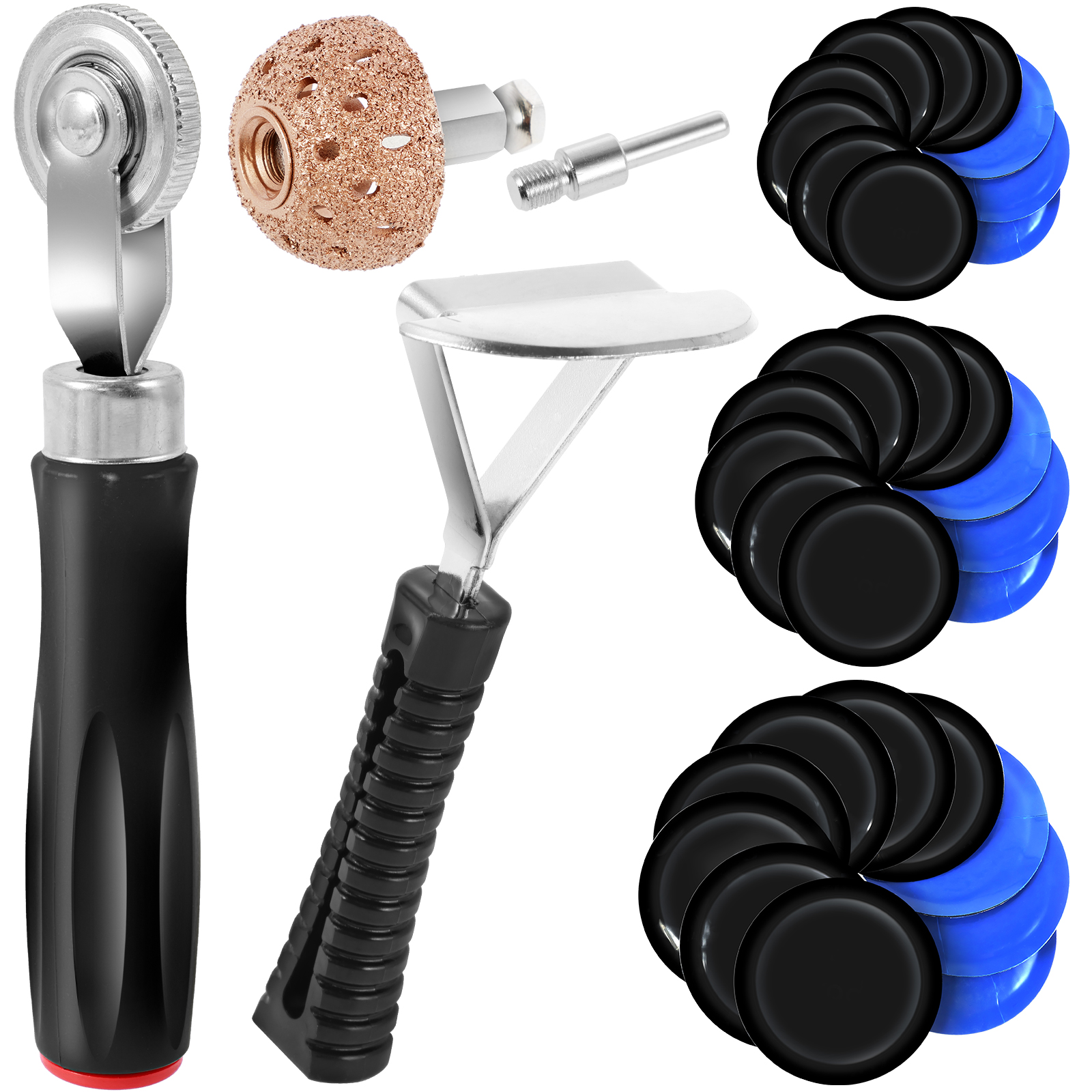 Heavy Equipment Scraper - 1Set Tire Patch Roller Kit Rubber