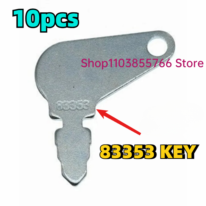 10PCS  83353 Keys For Kubota C - Heavy Equipment For Construction recension och pris