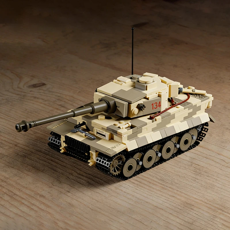 Heavy Military Tank Model MOC  - Heavy Equipment Battery recension och pris