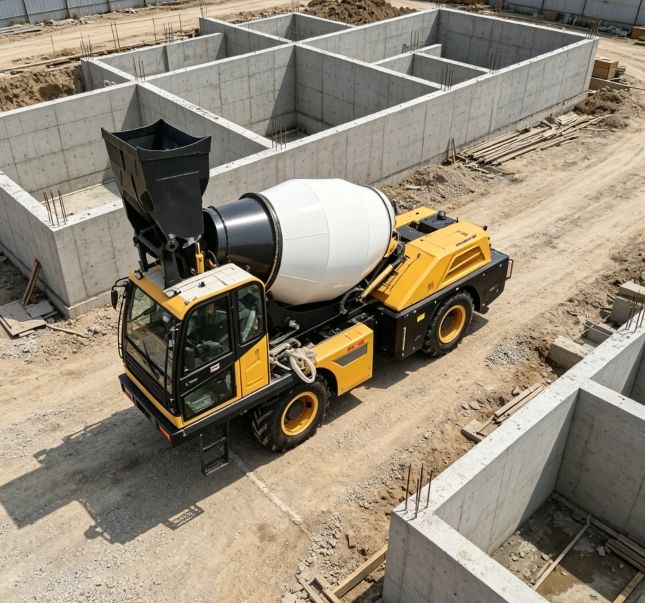 3.5m3 Heavy Duty Self Loading  - Heavy Equipment For Construction recension och pris