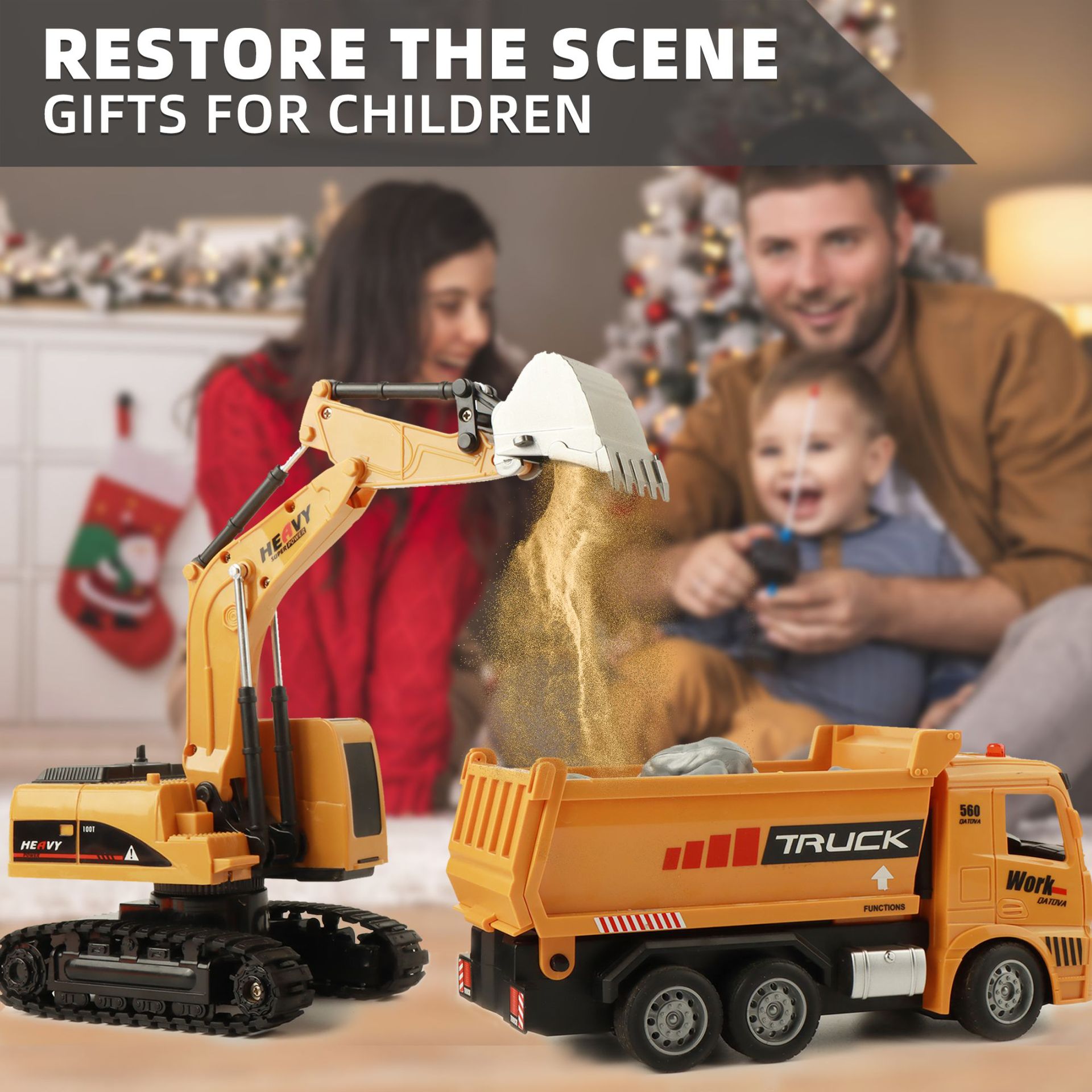 Alloy Remote Control Excavator - Heavy Equipment Games recension och pris