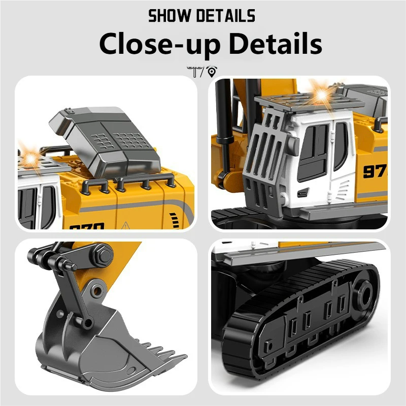 1:64 Remote Control Excavator  - Heavy Equipment Games recension och pris