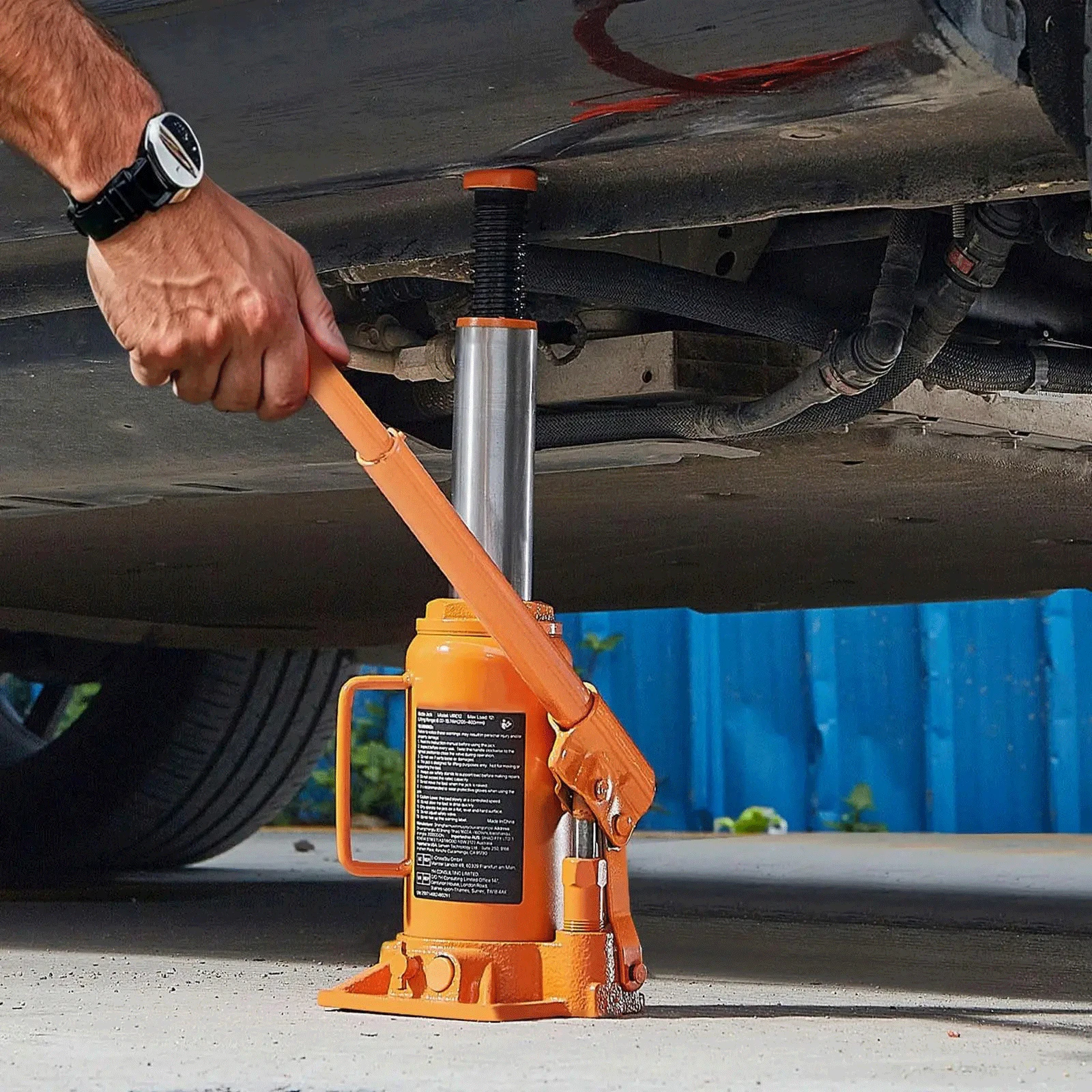 Hydraulic Bottle Jack 12Ton Ca - Welding Heavy Equipment recension och pris