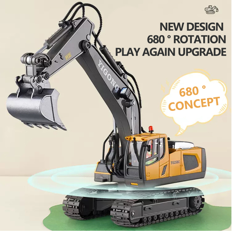 RC Excavator Dumper Car 2.4G R - Heavy Equipment Games recension och pris