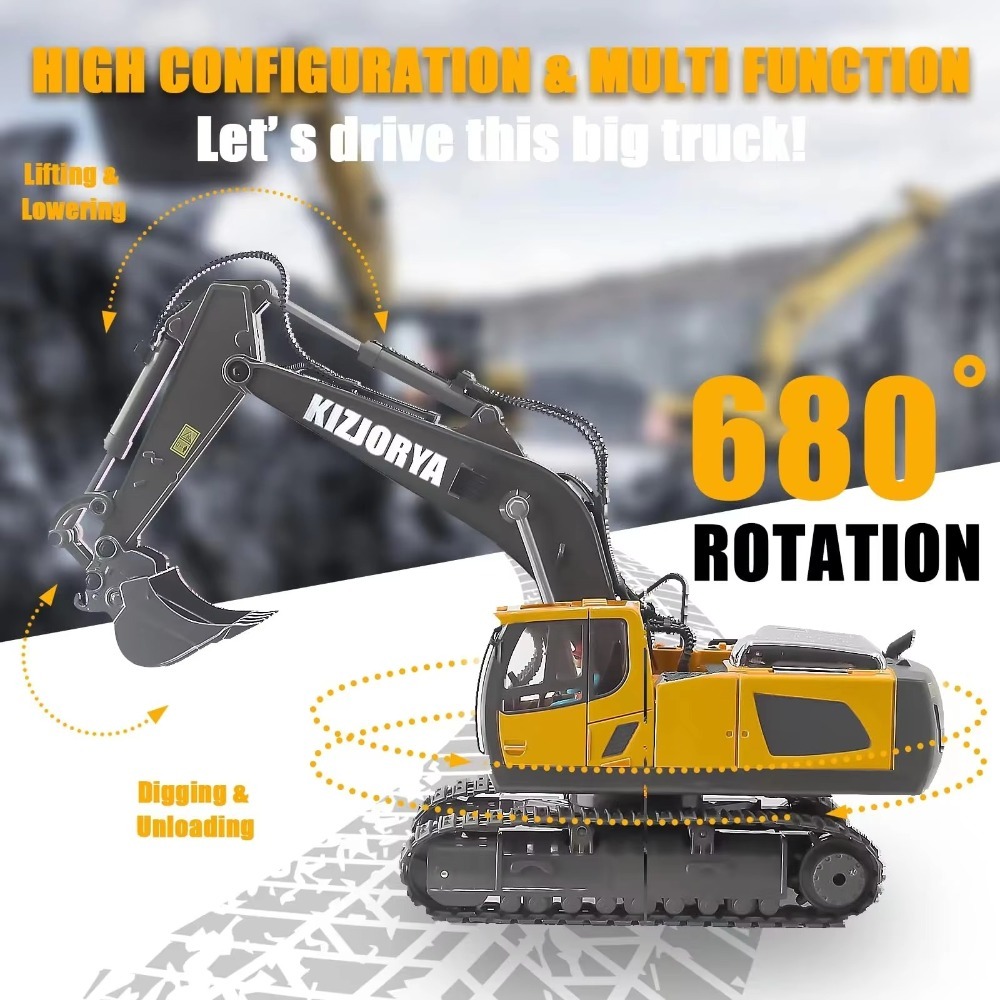 2.4G Remote Control Excavator  - Heavy Equipment Games recension och pris