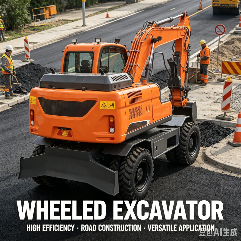 Durable Wheel Mounted Excavato - Heavy Equipment For Construction recension och pris