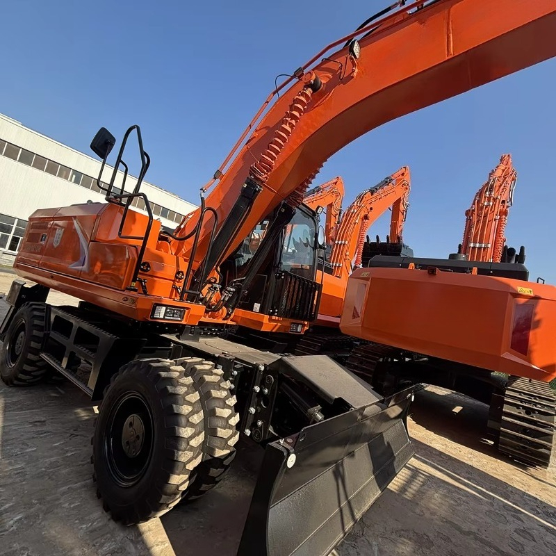 Durable Wheel Mounted Excavato - Heavy Equipment For Construction recension och pris