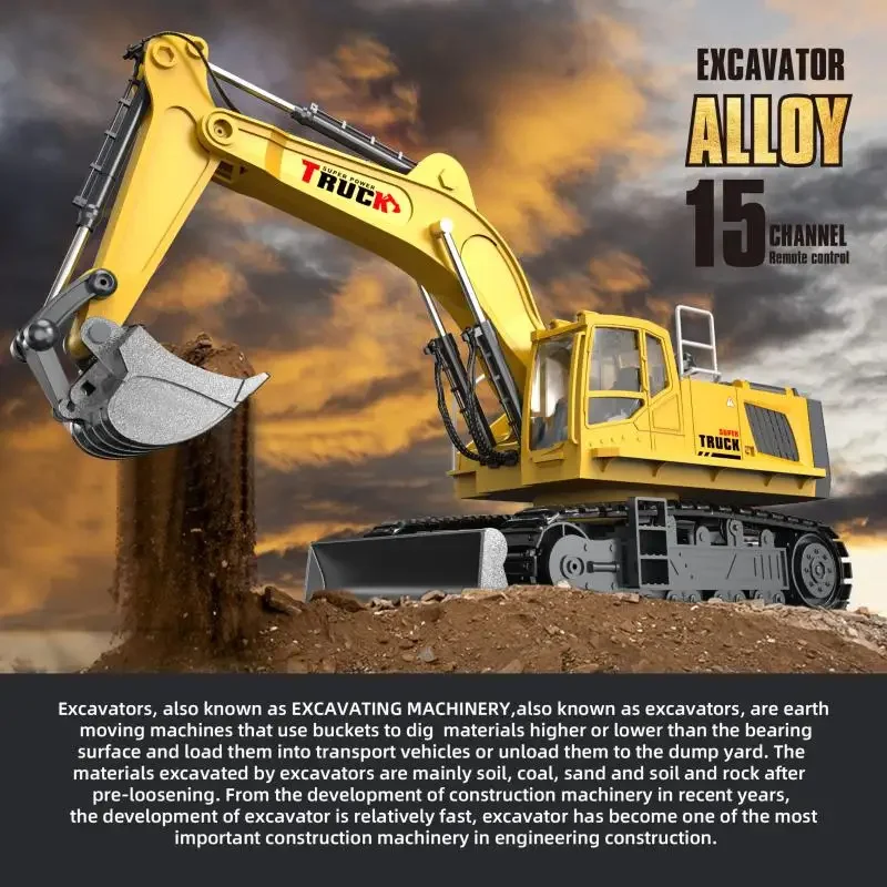 12/15/17CH Rc Excavator Alloy  - Heavy Equipment Games recension och pris