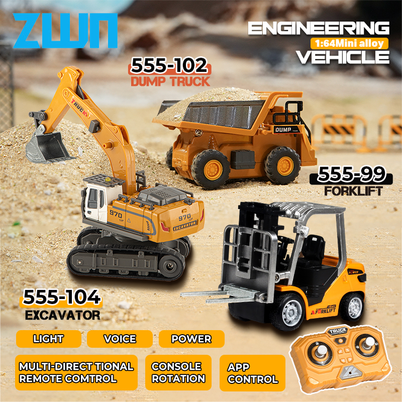 ZWN 1:64 RC Model Car 2.4G Rem - Heavy Equipment Games recension och pris