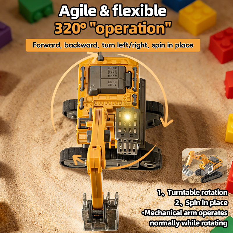ZWN 1:64 RC Model Car 2.4G Rem - Heavy Equipment Games recension och pris
