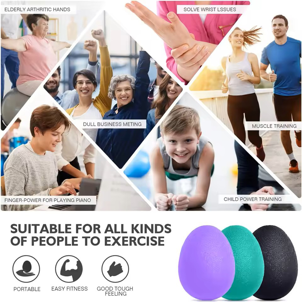 Silicone Hand Grip Ball Egg Gy - Heavy Equipment Simulator recension och pris