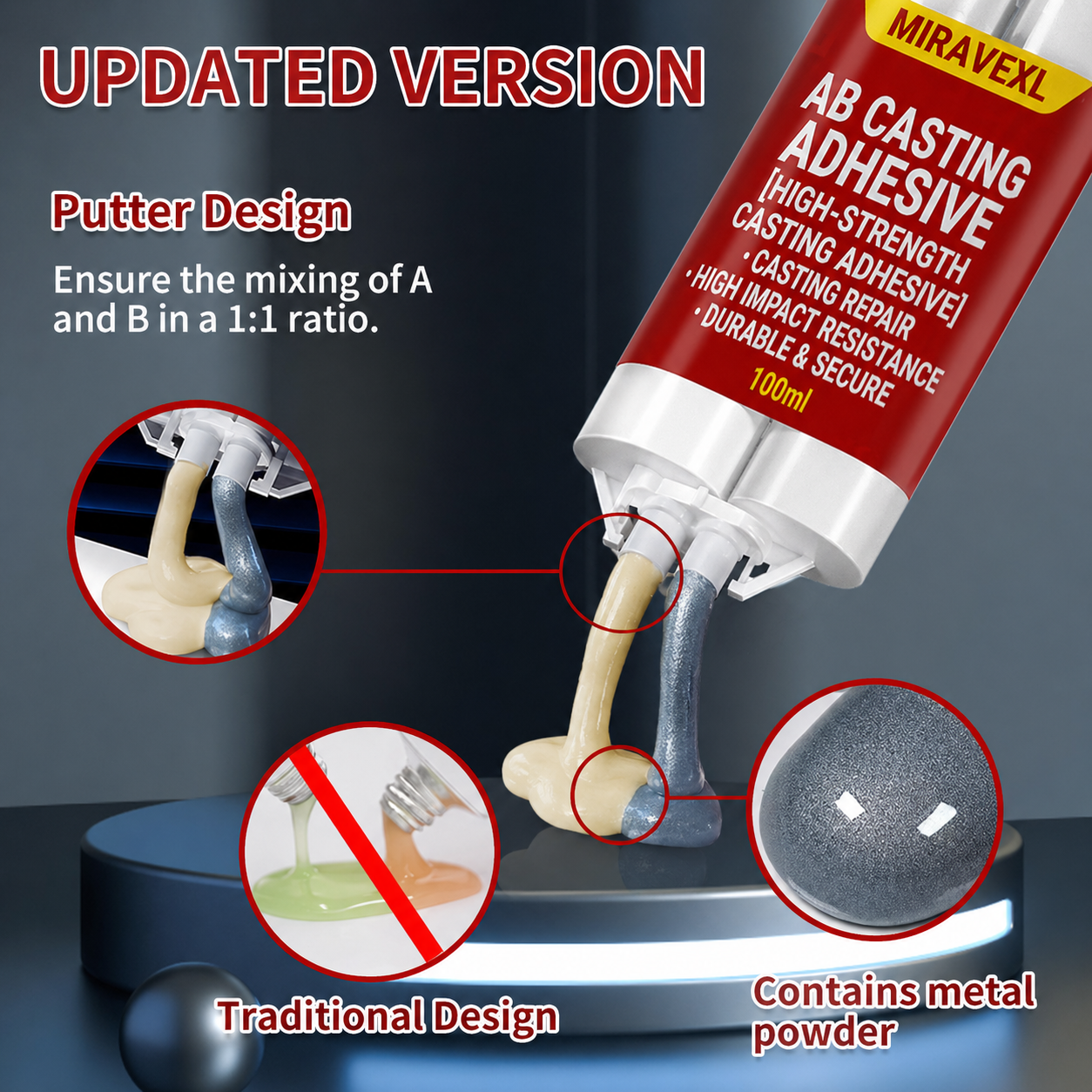 Heavy Duty High Temp Metal Rep - Heavy Equipment Scraper recension och pris