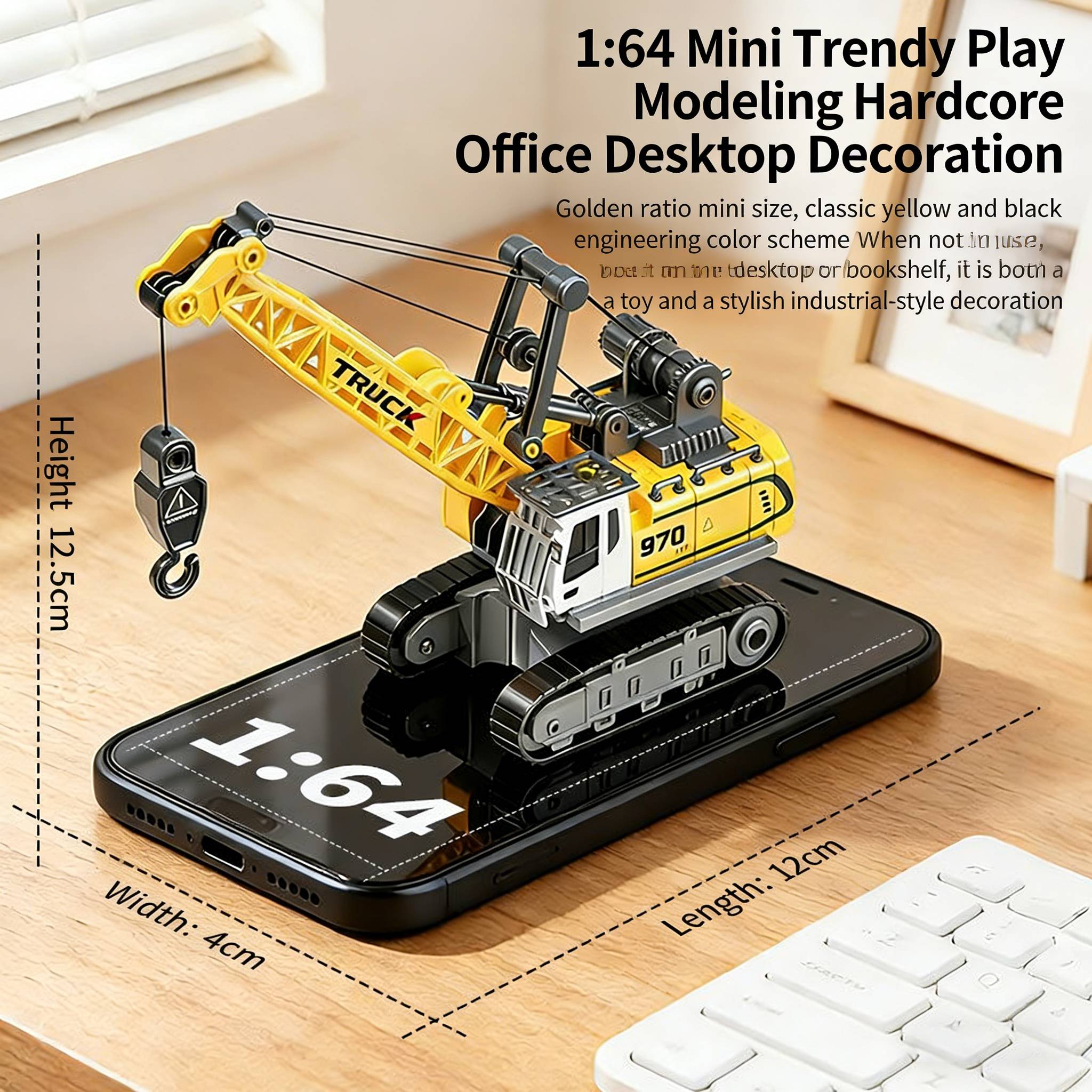 1/64 Mini Desktop RC Car Toy R - Heavy Equipment Games recension och pris