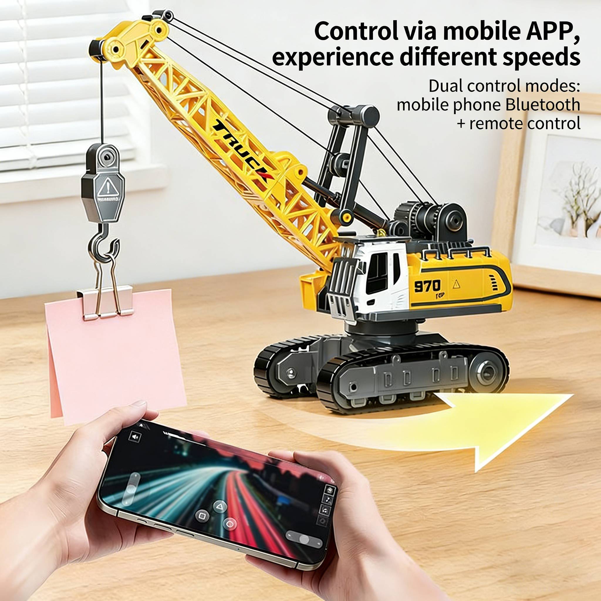 1/64 Mini Desktop RC Car Toy R - Heavy Equipment Games recension och pris